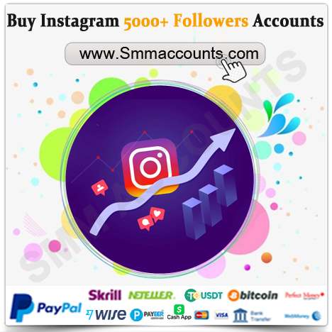 Buy Instagram 5000+ Followers Accounts