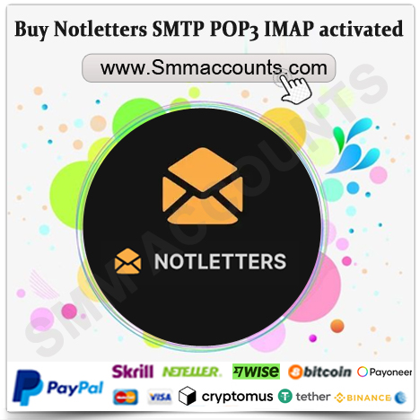 Buy Notletters SMTP POP3 IMAP activated